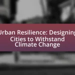 Urban Resilience: Designing Cities to Withstand Climate Change
